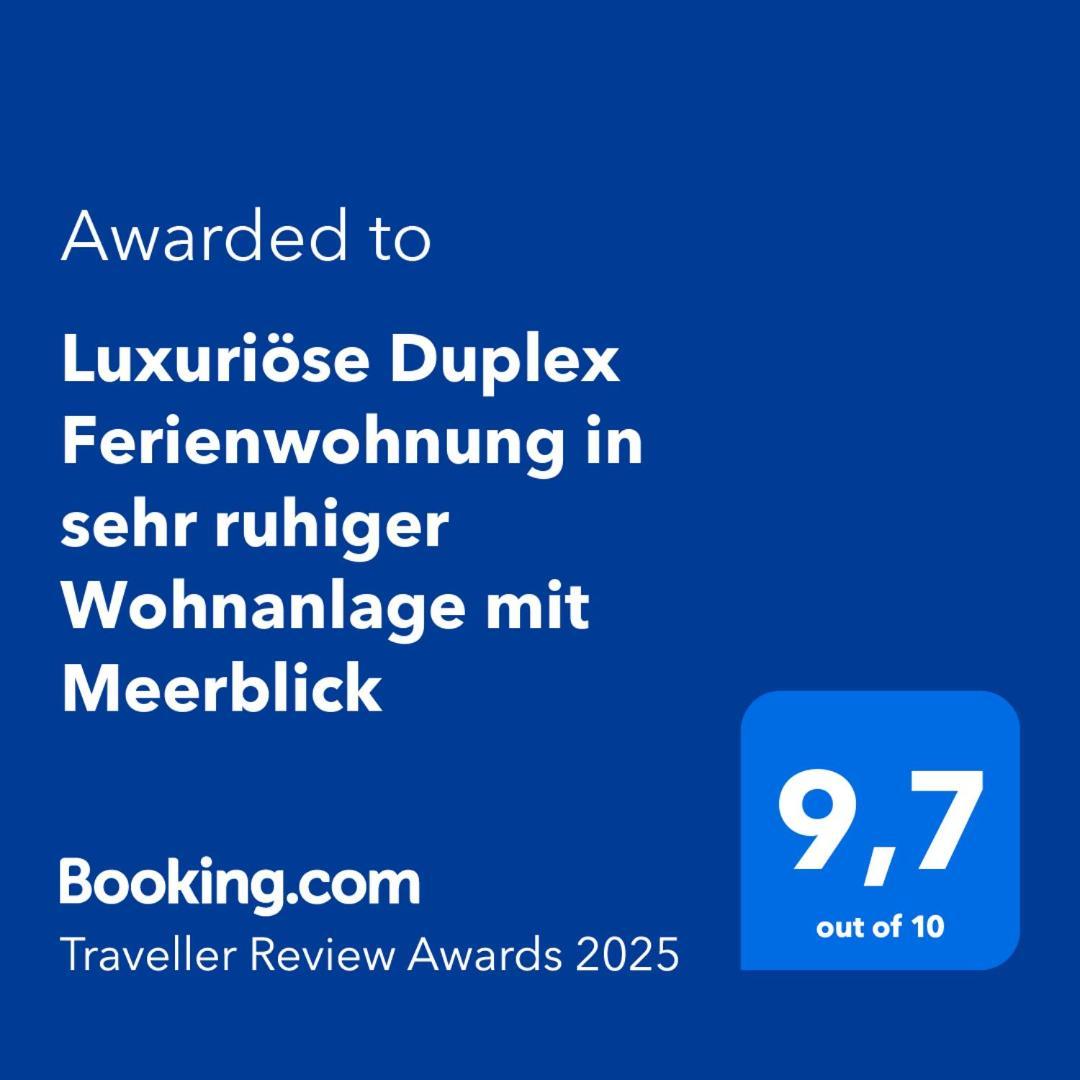 Luxurioese Duplex Ferienwohnung In Sehr Ruhiger Wohnanlage Mit Meerblick Palm-mar Exterior foto